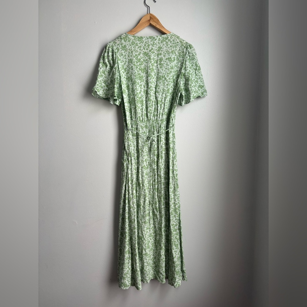 & Other Stories Green Floral Midi Dress - Picture 6 of 6